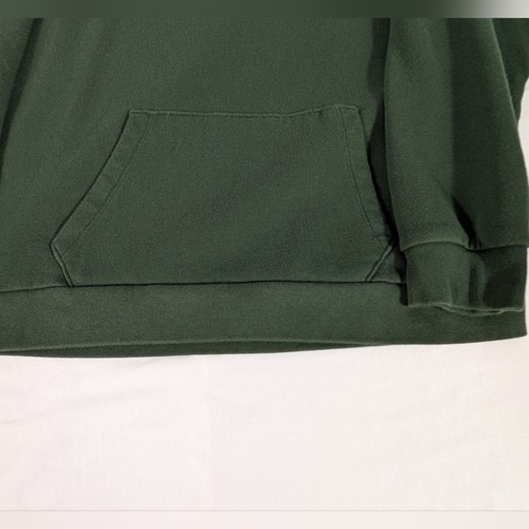 Victoria's Secret PINK Pullover Hoodie with Gold Trimmed Logo Green Size Large - Picture 4 of 7